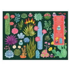 Desert Flora 1000 Piece Jigsaw Puzzle with Shaped Pieces