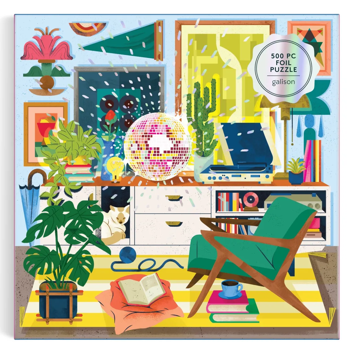 Disco Life 500 Piece Foil Puzzle