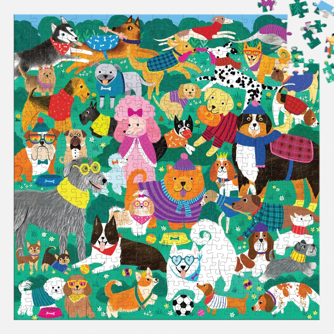 Doggone Days 500 Piece Family Puzzle