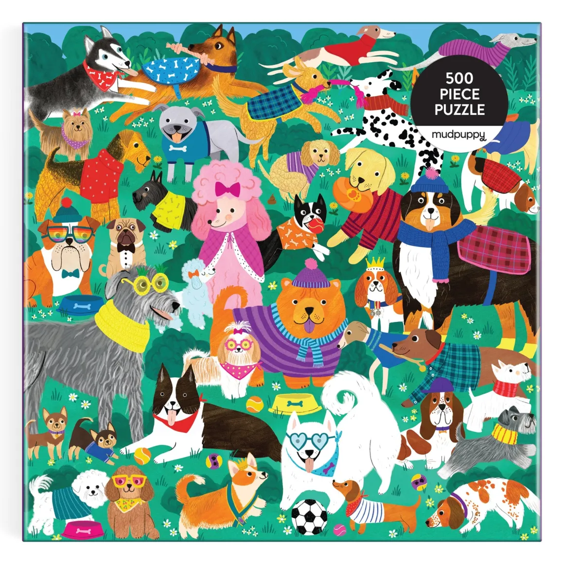Doggone Days 500 Piece Family Puzzle