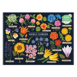 Edible Flowers 1000 Piece Jigsaw Puzzle