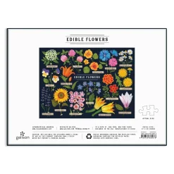 Edible Flowers 1000 Piece Jigsaw Puzzle