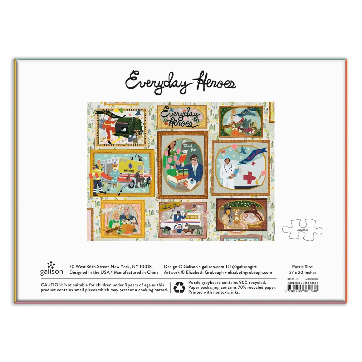 Everyday Heroes 1000 Piece Jigsaw Puzzle