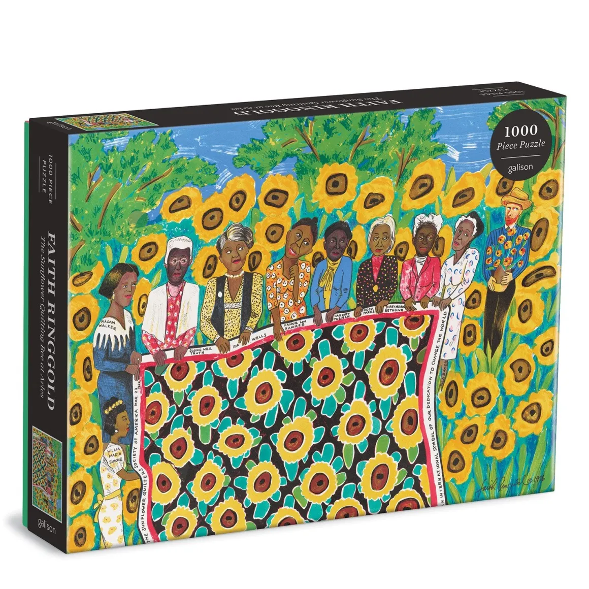 Faith Ringgold The Sunflower Quilting Bee at Arles 1000 Piece Jigsaw Puzzle