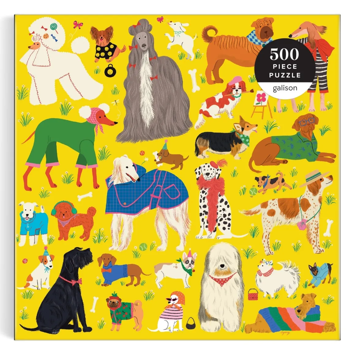 Fashionable Dogs 500 Piece Puzzle