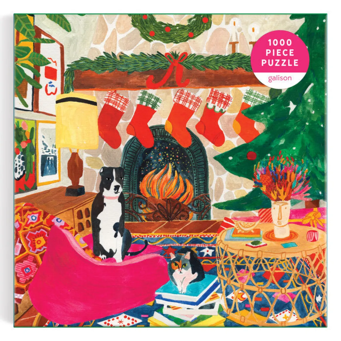 Fireside Friends 1000 Piece Puzzle