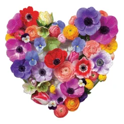 Flora Heart 750 Piece Shaped Puzzle