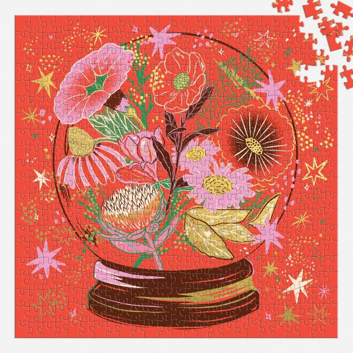 Flower Gazing 500 Piece Foil Puzzle