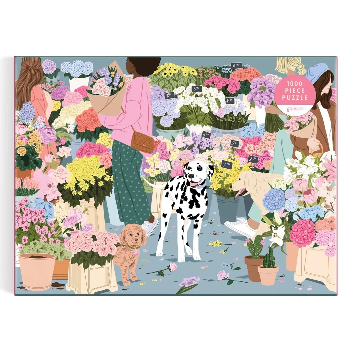 Flower Market 1000 Piece Puzzle