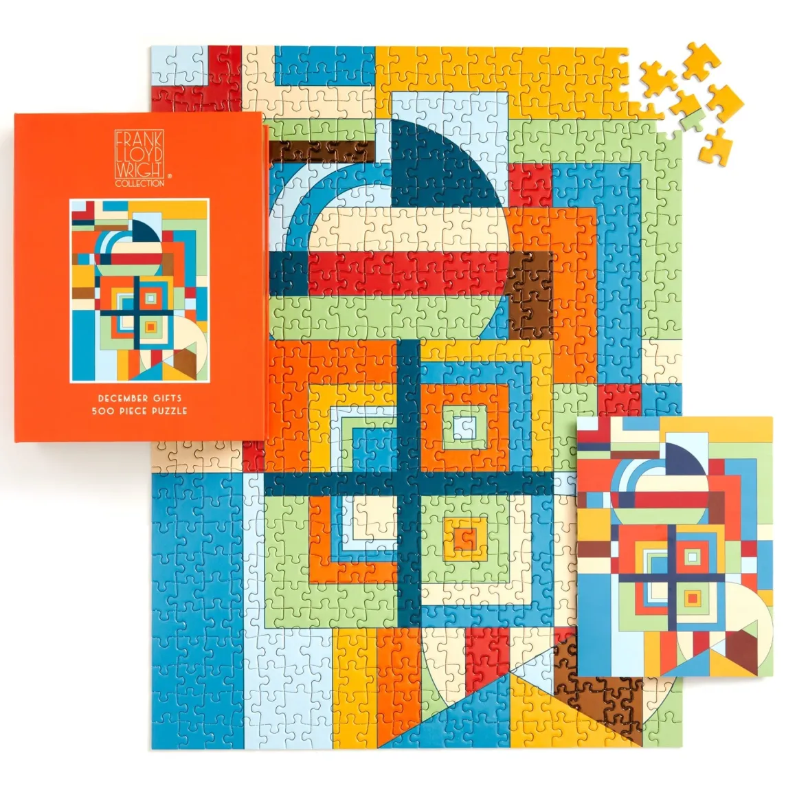Frank Lloyd Wright December Gifts 500 Piece Book Puzzle