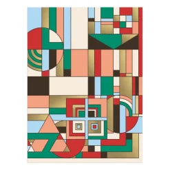 Frank Lloyd Wright December Gifts 1000 Piece Foil Puzzle