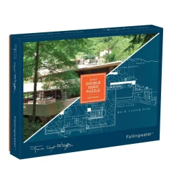 Frank Lloyd Wright Fallingwater Double-Sided 500 Piece Jigsaw Puzzle