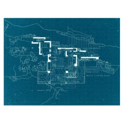 Frank Lloyd Wright Fallingwater Double-Sided 500 Piece Jigsaw Puzzle