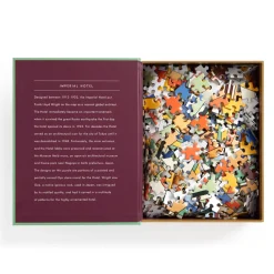 Frank Lloyd Wright Imperial Hotel 500 Piece Book Puzzle