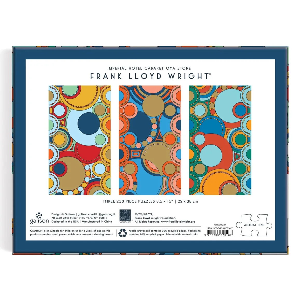 Frank Lloyd Wright Imperial Hotel Multi Puzzle Set