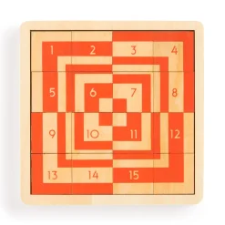 Frank Lloyd Wright Imperial Hotel 2-in-1 Sliding Wood Puzzle