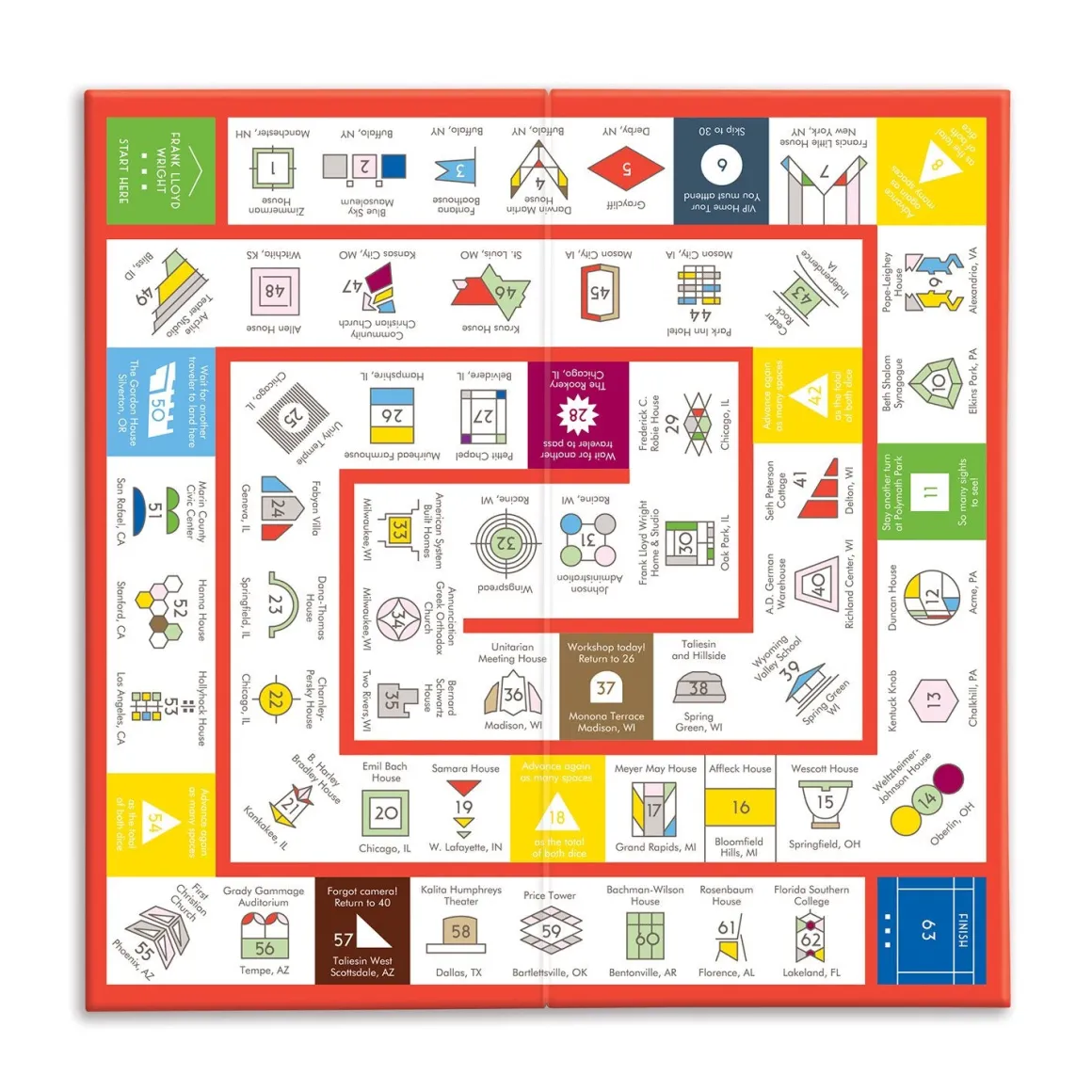 Frank Lloyd Wright 2-In-1 Game Set