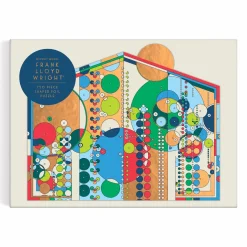 Frank Lloyd Wright Midway Mural 750 Piece Shaped Foil Puzzle