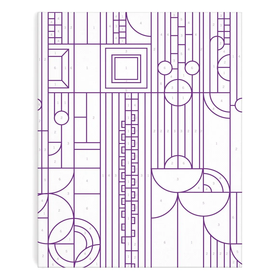 Frank Lloyd Wright Saguaro Cactus and Forms Paint By Number Kit