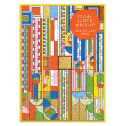 Frank Lloyd Wright Saguaro Forms & Cactus Flowers Greeting Card Puzzle