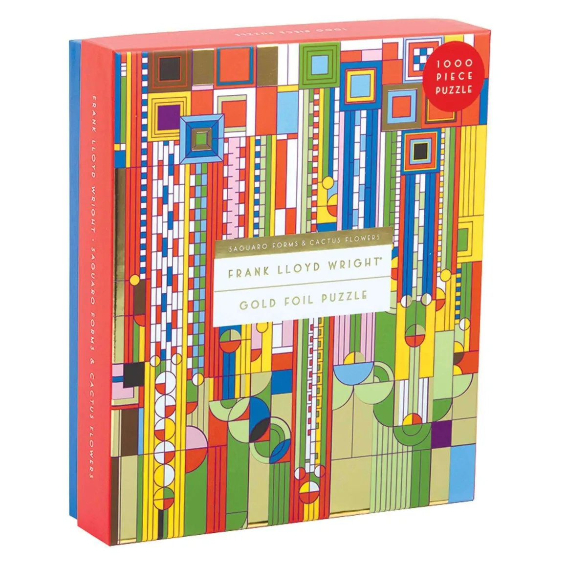 Frank Lloyd Wright Saguaro Cactus And Forms Foil Stamped 1000 Piece Jigsaw Puzzle