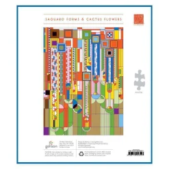 Frank Lloyd Wright Saguaro Cactus And Forms Foil Stamped 1000 Piece Jigsaw Puzzle