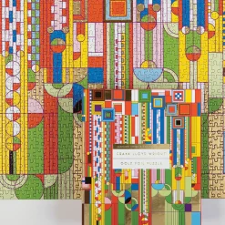 Frank Lloyd Wright Saguaro Cactus And Forms Foil Stamped 1000 Piece Jigsaw Puzzle