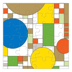 Frank Lloyd Wright Wooden Jigsaw Puzzle Set