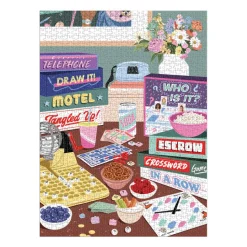 Game Night 1000 Piece Puzzle
