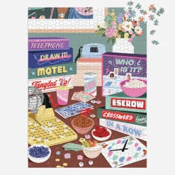 Game Night 1000 Piece Puzzle