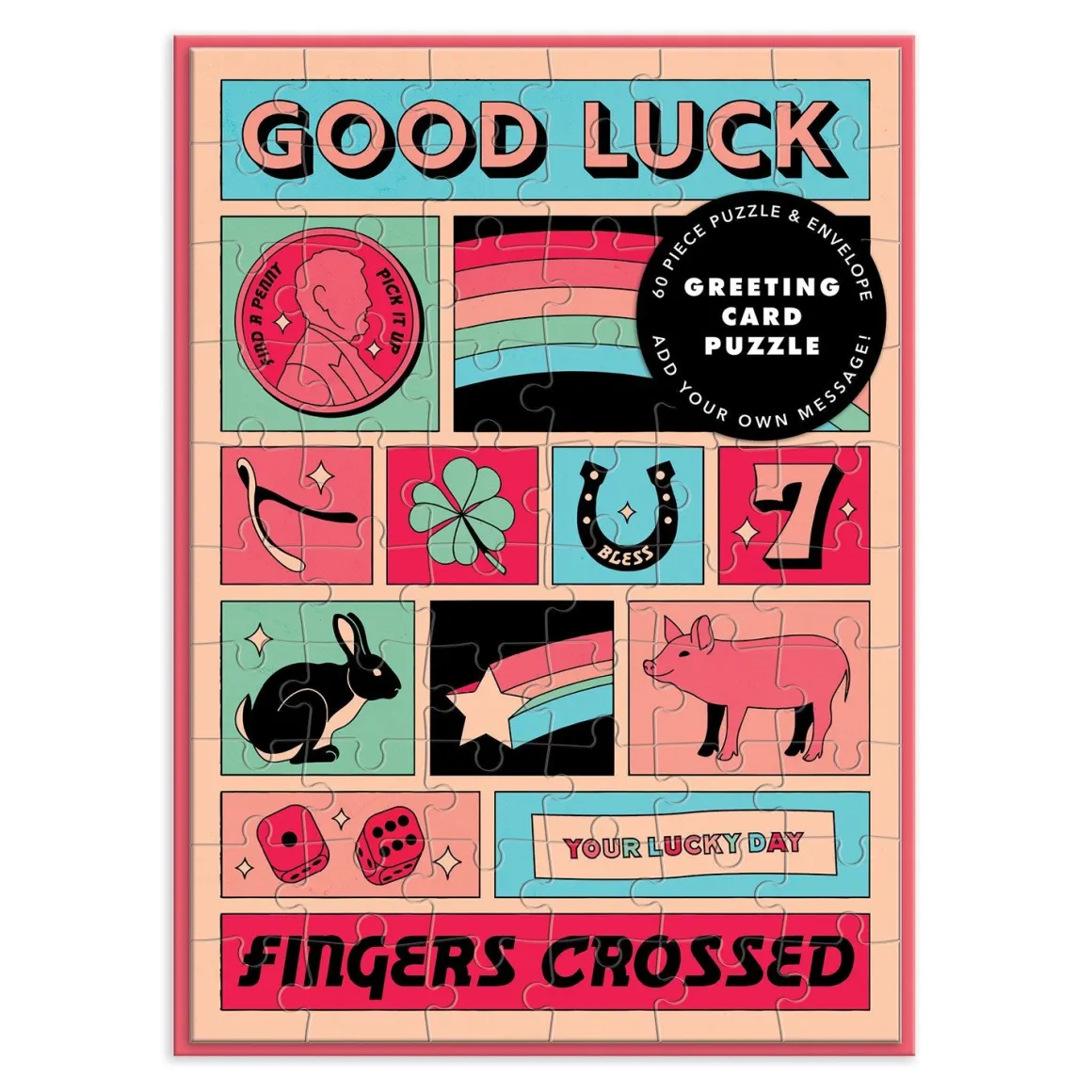 Good Luck Greeting Card Puzzle