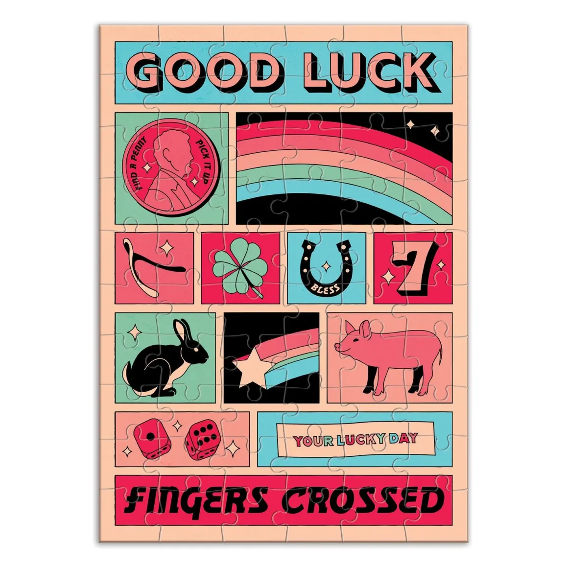 Good Luck Greeting Card Puzzle
