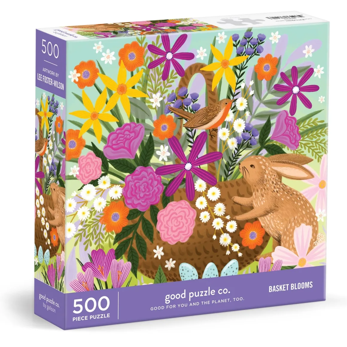 Good Puzzle Co. Basket Blooms 500pc Puzzle