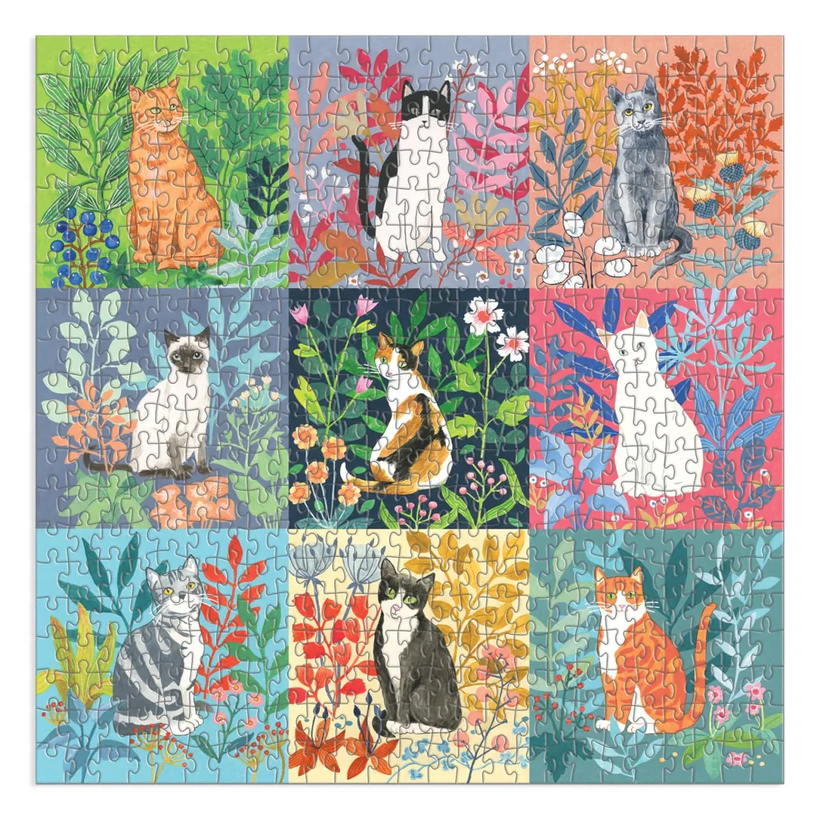 Good Puzzle Co. Cats and Flowers 500pc Puzzle