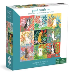 Good Puzzle Co. Dogs and Flowers 500pc Puzzle