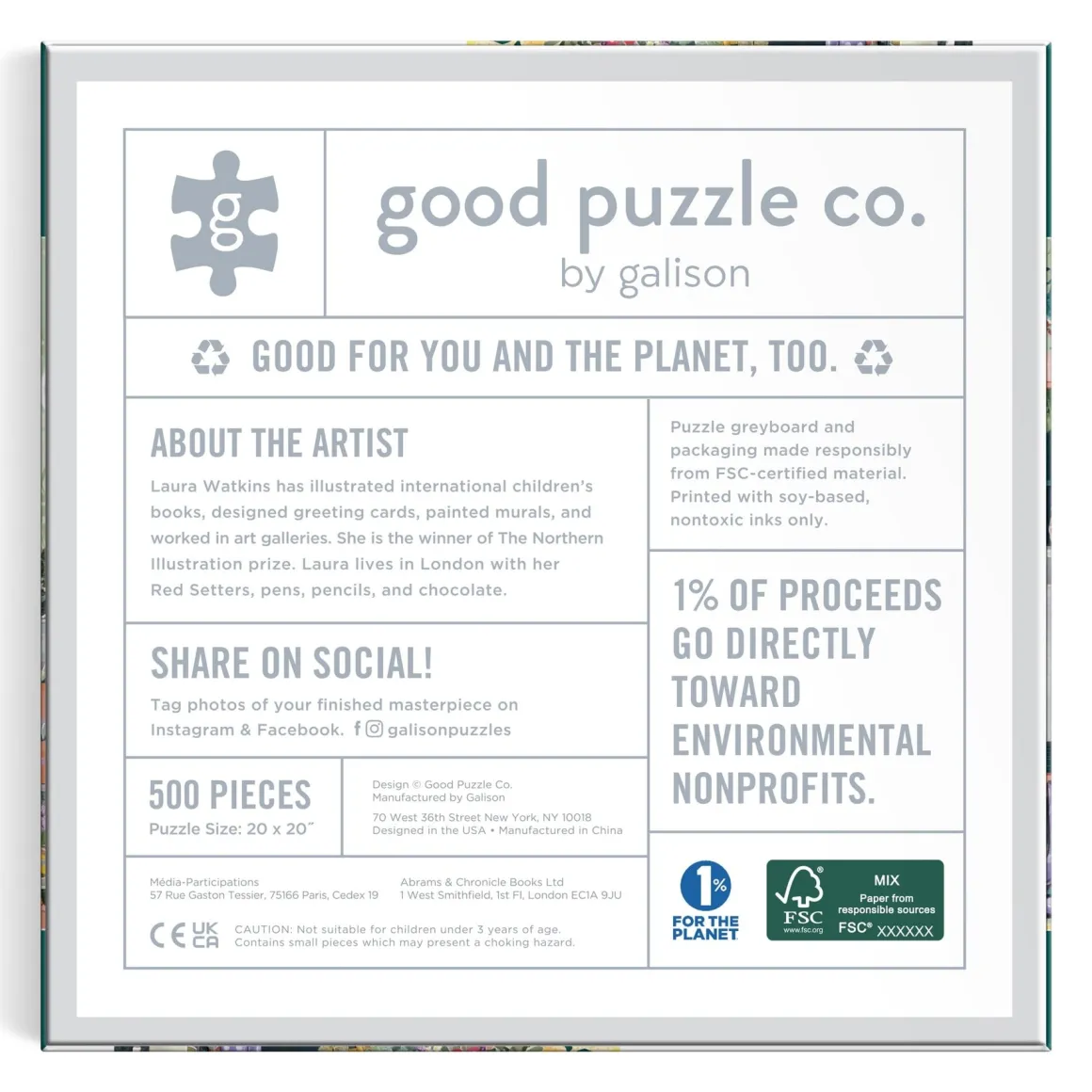 Good Puzzle Co. Gardener's Nook 500pc Puzzle