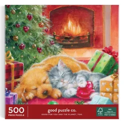 Good Puzzle Co. Warm by the Fireplace 500pc Puzzle