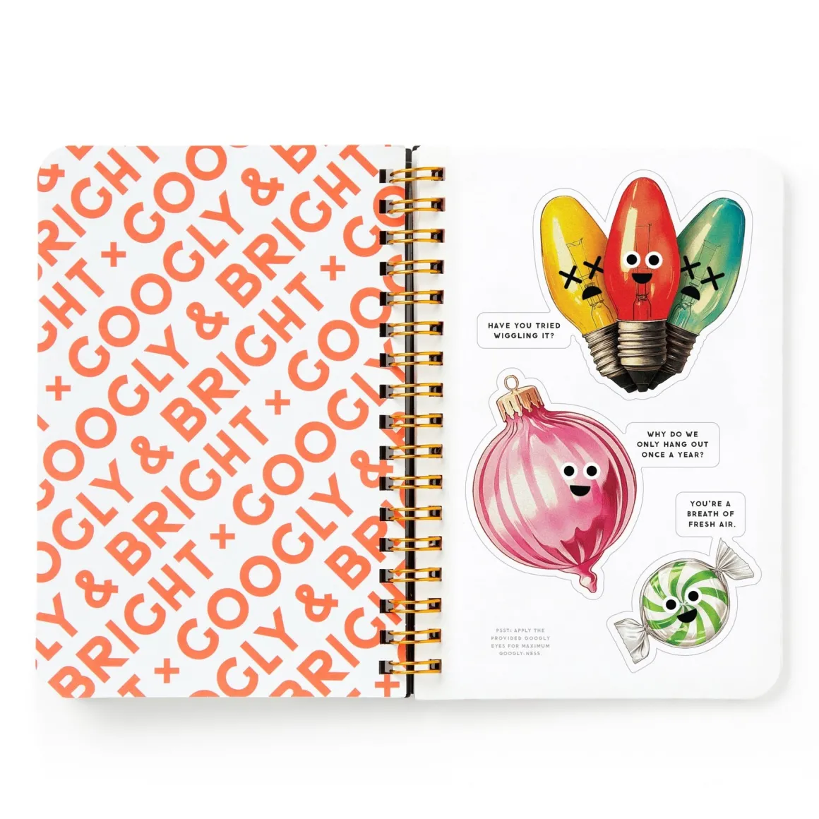 Googly & Bright Holiday Sticker Book