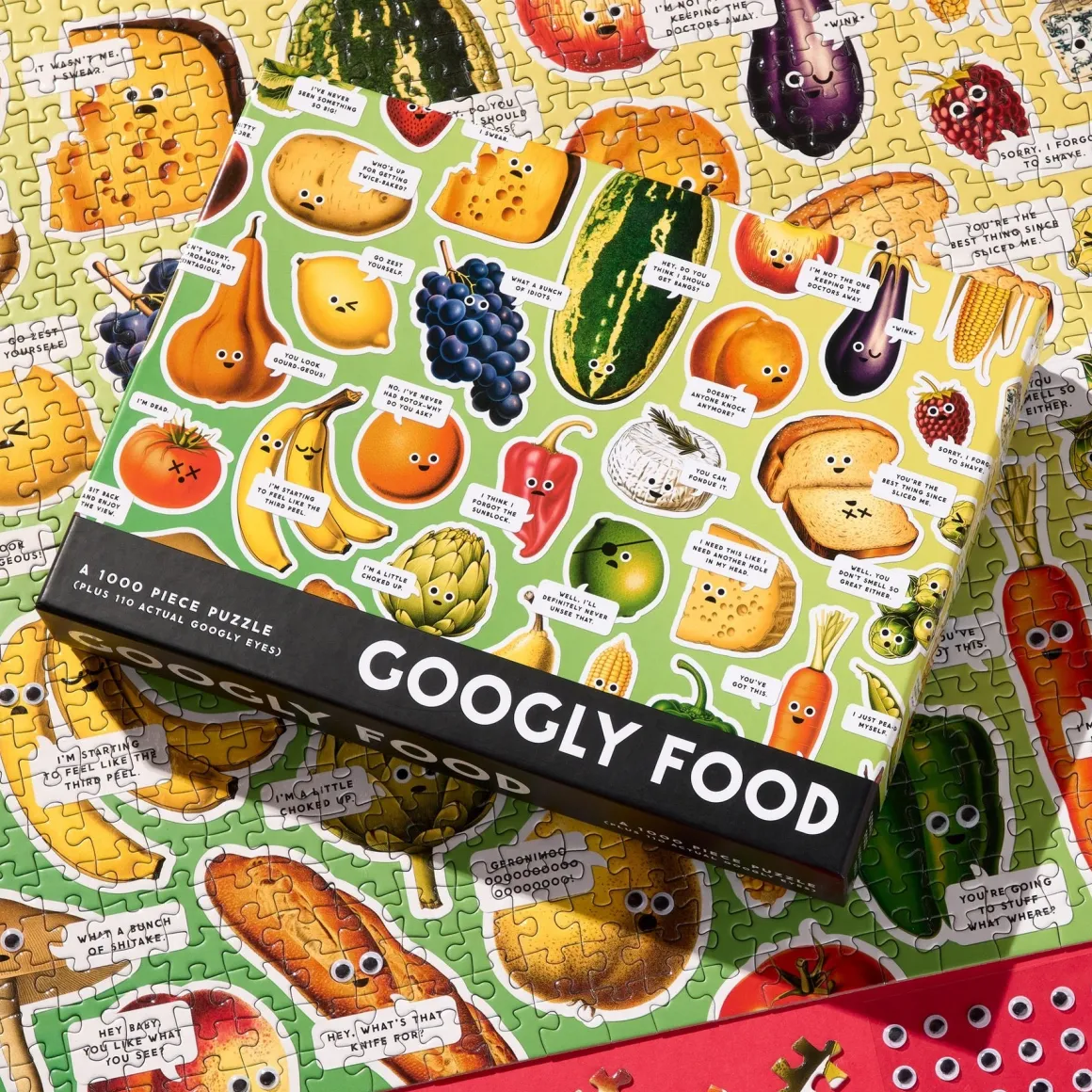 Googly Food 1000 Piece Puzzle