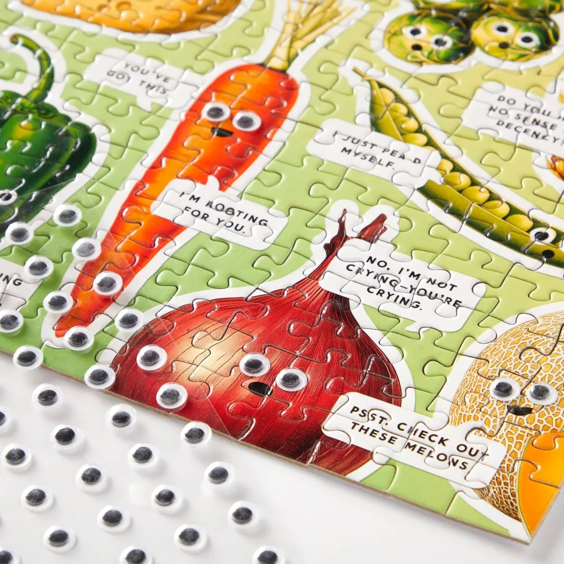 Googly Food 1000 Piece Puzzle
