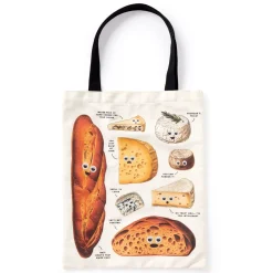 Googly Food Canvas Tote