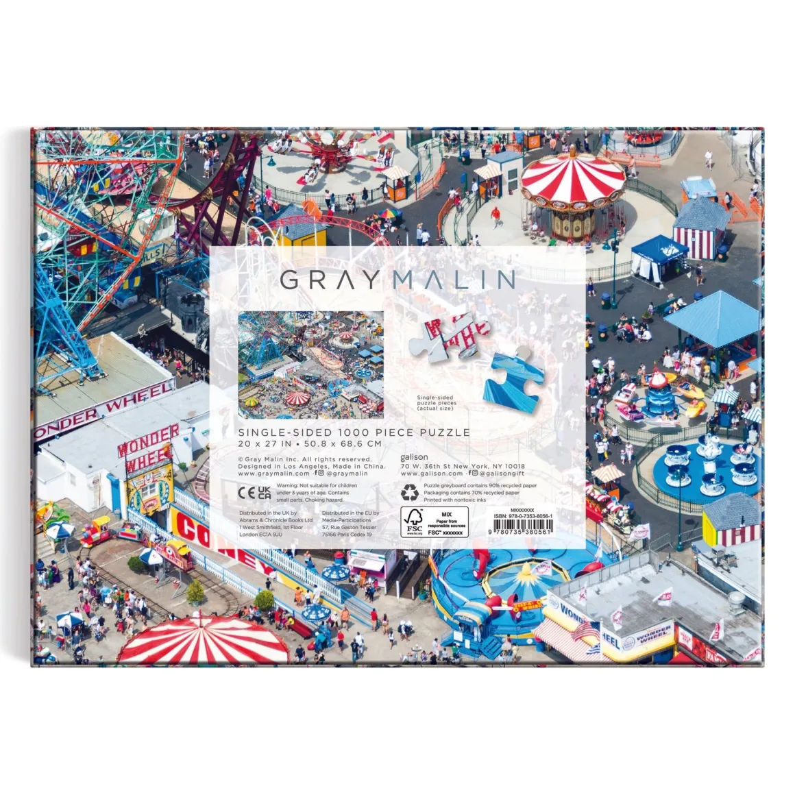 Gray Malin 1000 Piece Puzzle Coney Island