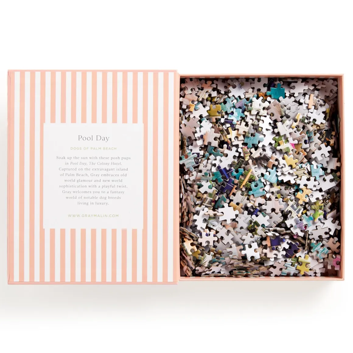 Gray Malin Pool Day Palm Beach 1000 Piece Book Box Puzzle