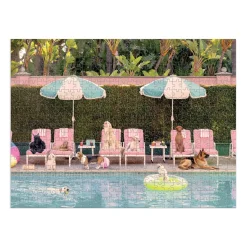 Gray Malin The Dogs at the Beverly Hills Hotel 500 Piece Double-Sided Puzzle