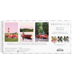 Gray Malin The Holiday 3-in-1 Puzzle Set