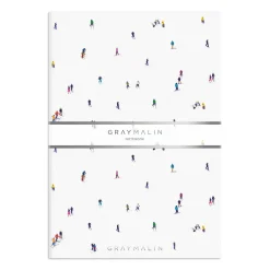 Gray Malin The Skiers A5 Notebook