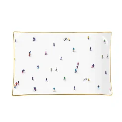 Gray Malin The Skiers Porcelain Tray