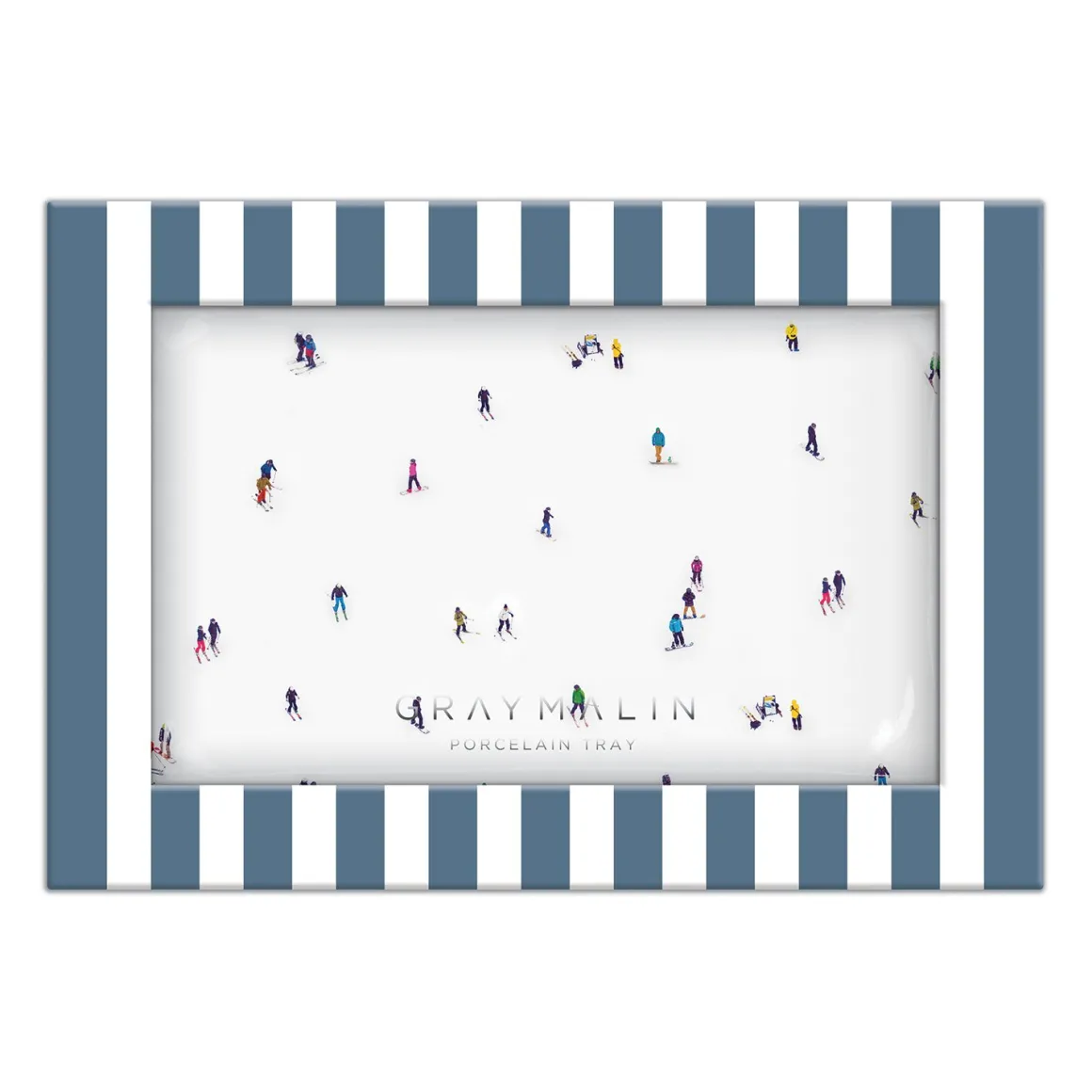 Gray Malin The Skiers Porcelain Tray