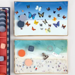 Gray Malin The Skiers Porcelain Tray