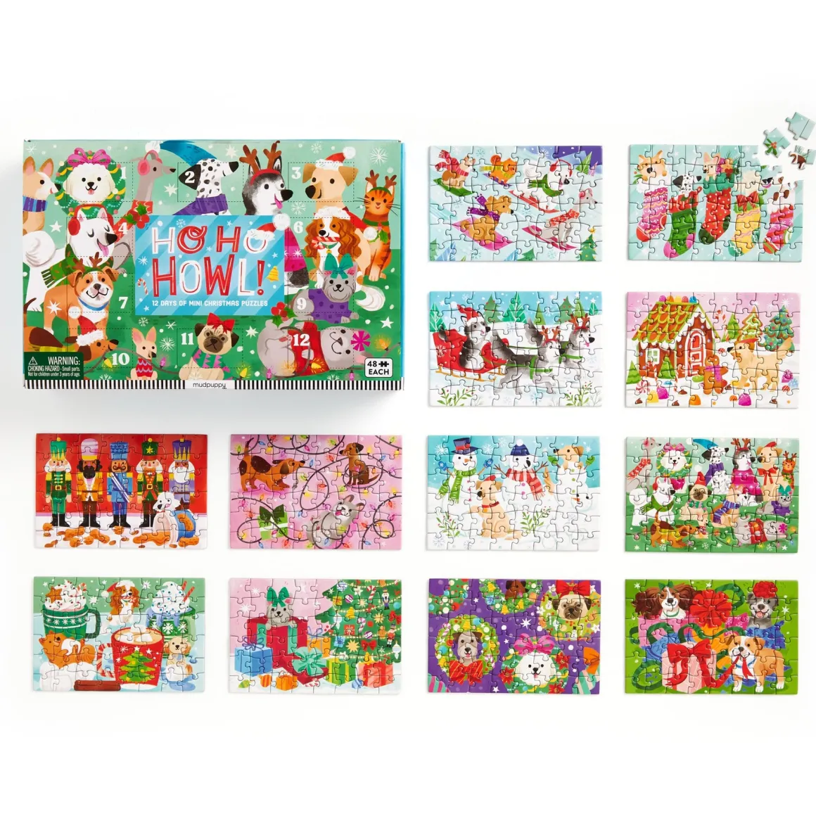 Ho Ho Howl! Countdown Puzzle Set